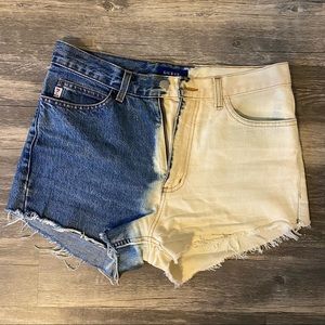 Guess High-Waisted Denim Shorts